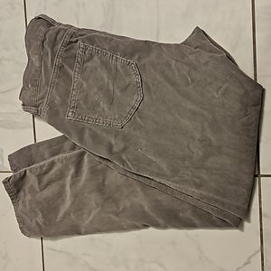 Grey Corduroy Mom Jeans American Eagle